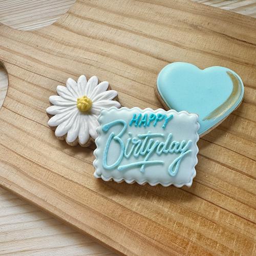Happy Birthday 3P  ブルー