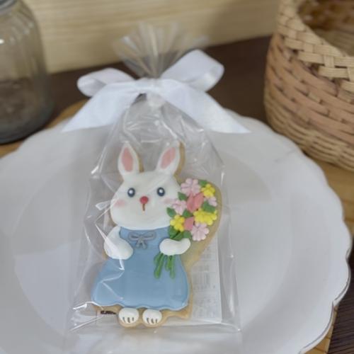 うさぎと花束