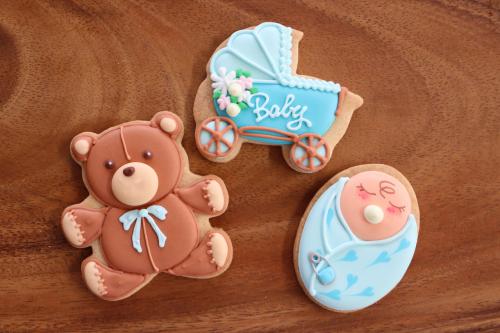 赤ちゃんパック ブルー アイシングクッキーの通販サイト Berry Deco